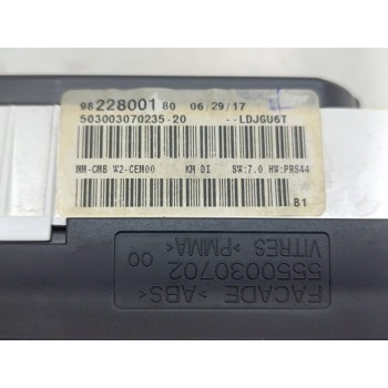 Recambio de cuadro instrumentos para peugeot 508 active referencia OEM IAM 9822800180  