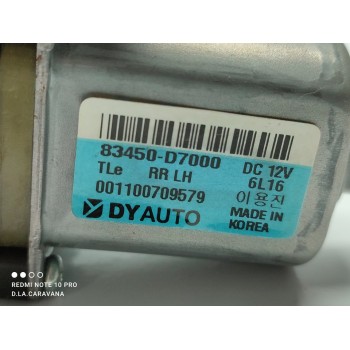 Recambio de motor elevalunas trasero izquierdo para hyundai tucson 25 aniversario 4x2 referencia OEM IAM 83450D7000  