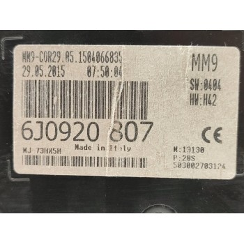 Recambio de cuadro instrumentos para seat ibiza (6j5) reference referencia OEM IAM 6J0920807  