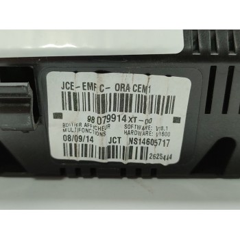 Recambio de pantalla multifuncion para citroën c3 tonic referencia OEM IAM 98079914XT  