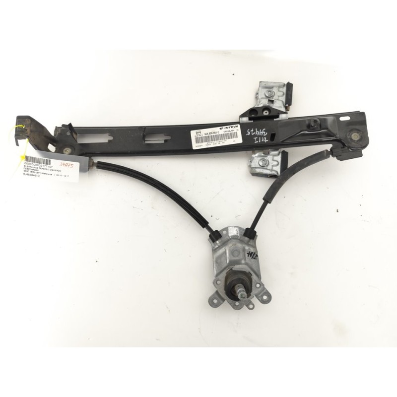 Recambio de elevalunas trasero izquierdo para seat ibiza (6p1) reference referencia OEM IAM 6J4839461C  