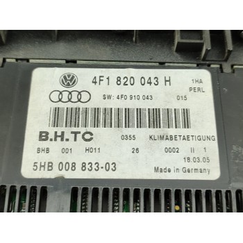 Recambio de mando climatizador para audi a6 berlina (4f2) 3.0 tdi quattro (165kw) referencia OEM IAM 4F1820043H  