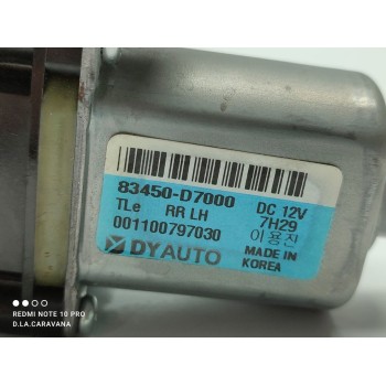 Recambio de motor elevalunas trasero izquierdo para hyundai tucson 25 aniversario 4x2 referencia OEM IAM 83450D7000  