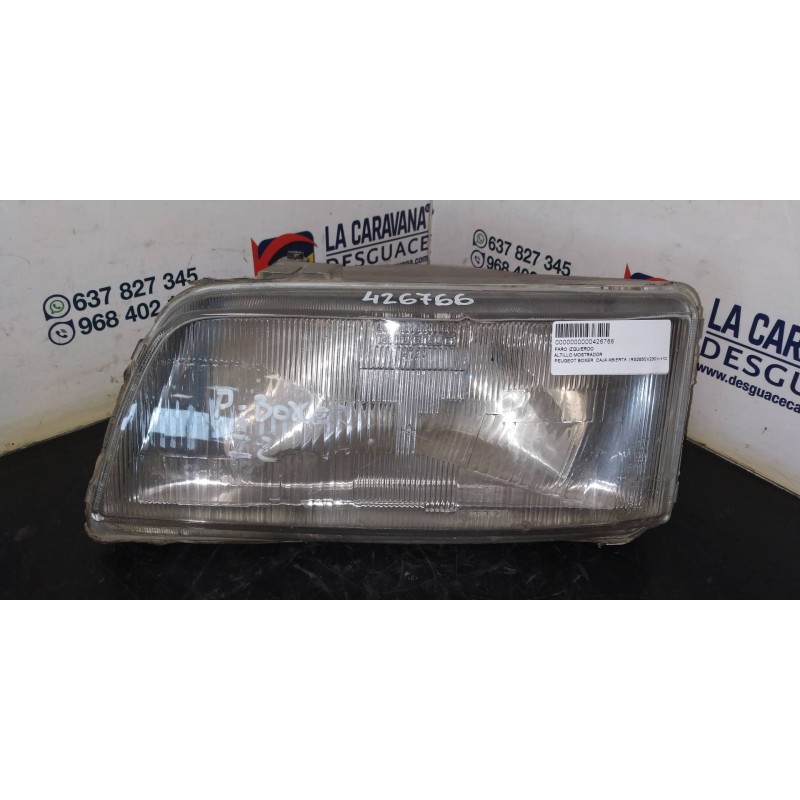 Recambio de faro izquierdo para peugeot boxer caja abierta (rs2850)(230)(´02) referencia OEM IAM   