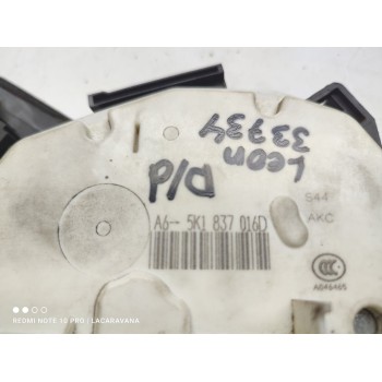 Recambio de cerradura puerta delantera derecha para seat leon (5f1) fr referencia OEM IAM 5K1837016D  
