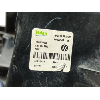Recambio de faro antiniebla derecho para volkswagen golf vi (5k1) gti referencia OEM IAM 5K0941700E  