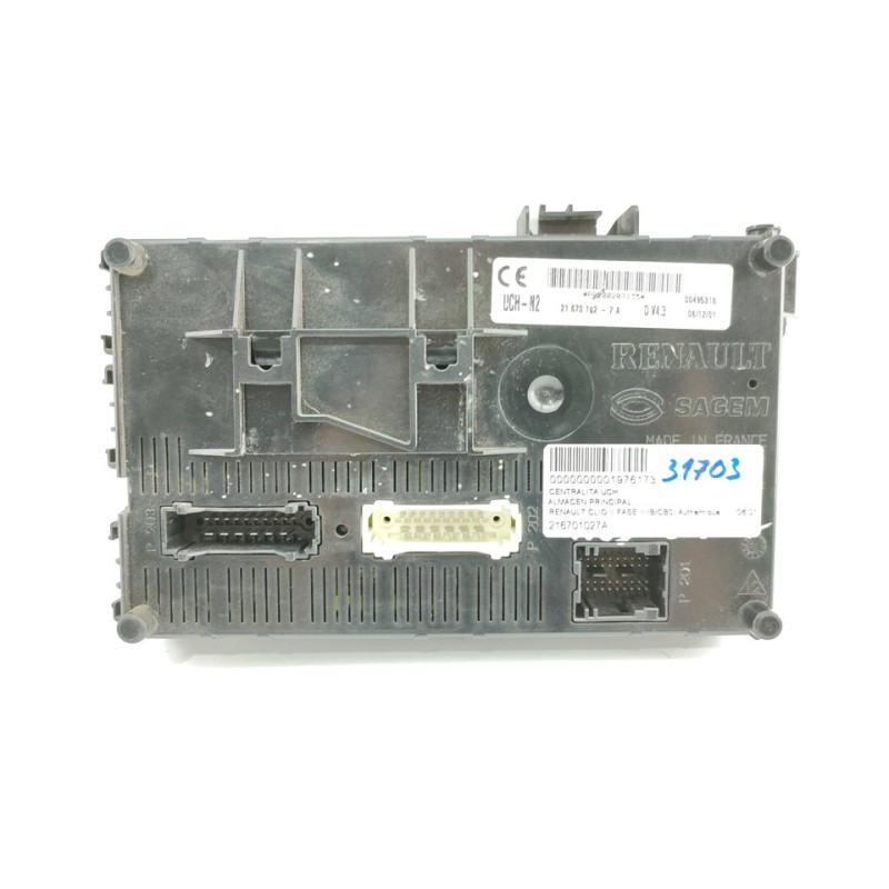 Recambio de modulo electronico para renault clio ii fase ii (b/cb0) authentique referencia OEM IAM 216701027A  