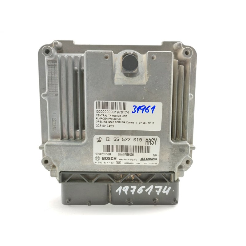 Recambio de centralita motor uce para opel insignia berlina cosmo referencia OEM IAM 0281017453  