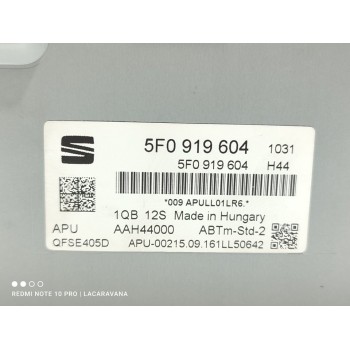 Recambio de pantalla multifuncion para seat ibiza (6p1) reference referencia OEM IAM 5F0919604  