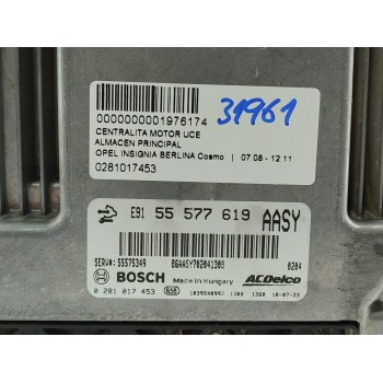 Recambio de centralita motor uce para opel insignia berlina cosmo referencia OEM IAM 0281017453  