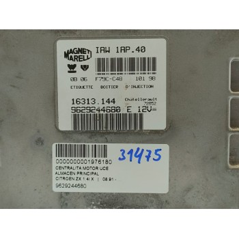 Recambio de centralita motor uce para citroën zx 1.4i x referencia OEM IAM 9629244680  