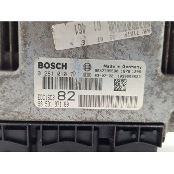 Recambio de centralita motor uce para peugeot 206 berlina xt referencia OEM IAM 9646559980  