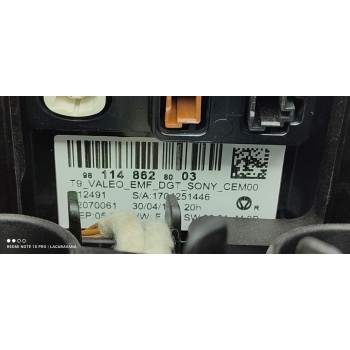 Recambio de pantalla multifuncion para citroën c4 cactus business referencia OEM IAM 981148628003  