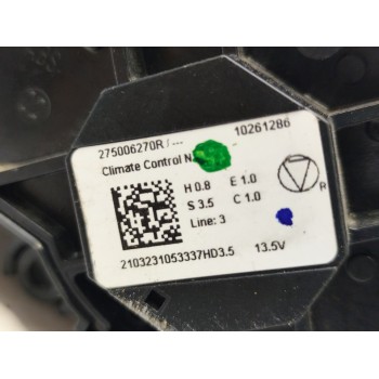 Recambio de mando climatizador para dacia sandero iii stepway expression referencia OEM IAM 275006270R  
