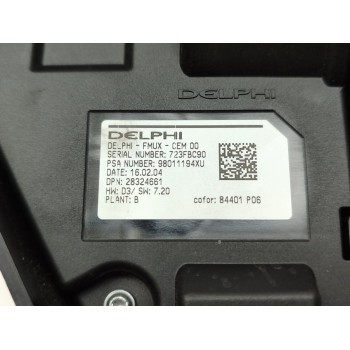 Recambio de mando multifuncion para citroën c4 picasso feel referencia OEM IAM 98011194XU  