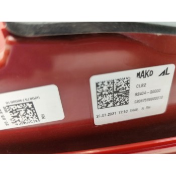 Recambio de piloto trasero derecho interior para hyundai i20 (bc3) essence referencia OEM IAM 92404Q000  