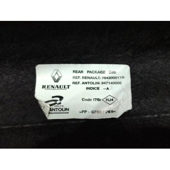 Recambio de bandeja trasera para renault megane iii berlina 5 p dynamique referencia OEM IAM 794200017R  