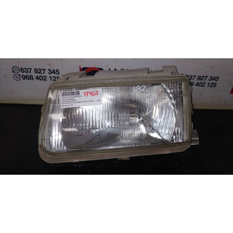 Recambio de faro izquierdo para volkswagen polo berlina (6n1) básico referencia OEM IAM 6N1941015A  