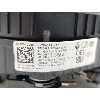 Recambio de kit airbag para dacia sandero iii stepway expression referencia OEM IAM 985701003R  