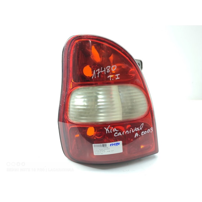 Recambio de piloto trasero izquierdo para kia carnival td ls referencia OEM IAM 0K55251140L  