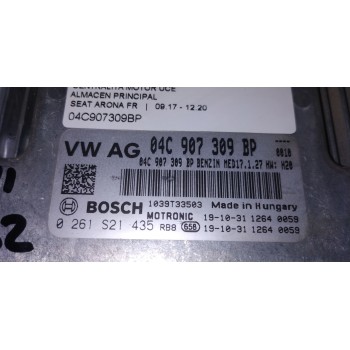 Recambio de centralita motor uce para seat arona fr referencia OEM IAM 04C907309BP  