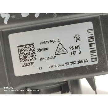 Recambio de piloto delantero derecho para peugeot 3008 hybrid 225 allure pack referencia OEM IAM 9836230980  