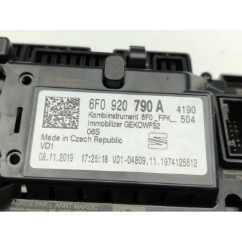 Recambio de cuadro instrumentos para seat arona fr referencia OEM IAM 6F0920790A  
