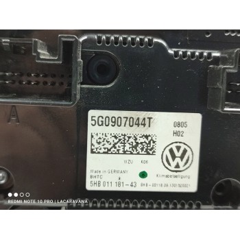 Recambio de mando climatizador para volkswagen golf vii lim. edition bluemotion referencia OEM IAM 5G0907044T  
