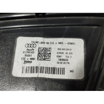 Recambio de piloto trasero derecho para audi q5 (fyb) 50 tfsi e quattro advanced referencia OEM IAM 80A945094B  