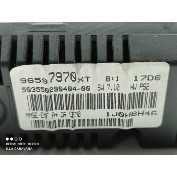 Recambio de pantalla multifuncion para citroën c3 pluriel 1.4 hdi referencia OEM IAM 96597970XT  