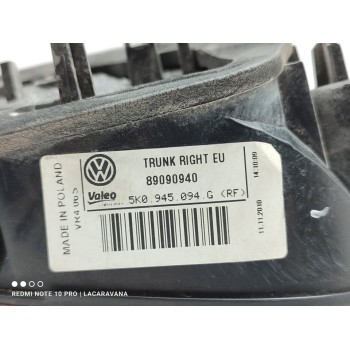 Recambio de piloto trasero derecho interior para volkswagen golf vi (5k1) advance referencia OEM IAM 5K0945094G  