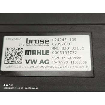 Recambio de ventilador calefaccion para audi q5 (fyb) 50 tfsi e quattro advanced referencia OEM IAM 4M1820021C  