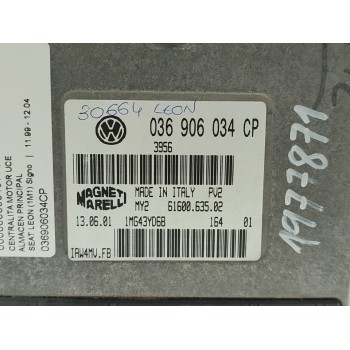 Recambio de centralita motor uce para seat leon (1m1) signo referencia OEM IAM 036906034CP  