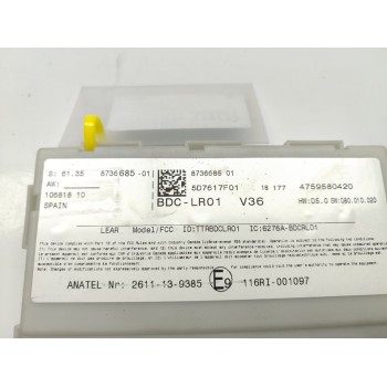 Recambio de caja reles / fusibles para mini mini (f56) one first referencia OEM IAM 873668501  