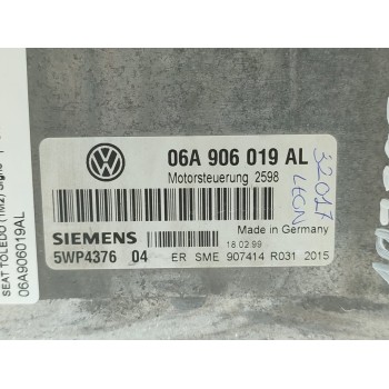 Recambio de centralita motor uce para seat toledo (1m2) signo referencia OEM IAM 06A906019AL  