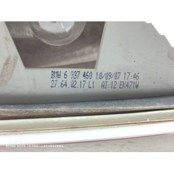 Recambio de piloto trasero derecho interior para bmw serie 3 berlina (e90) 320d referencia OEM IAM 6937460  