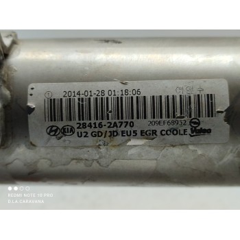 Recambio de enfriador egr para hyundai i30 (gd) classic referencia OEM IAM 284162A770  