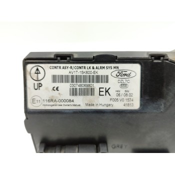 Recambio de modulo electronico para ford fiesta (ccn) black edition referencia OEM IAM AV1T15K600EK  