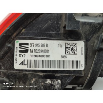 Recambio de piloto trasero derecho para seat arona fr referencia OEM IAM 6F9945208B  