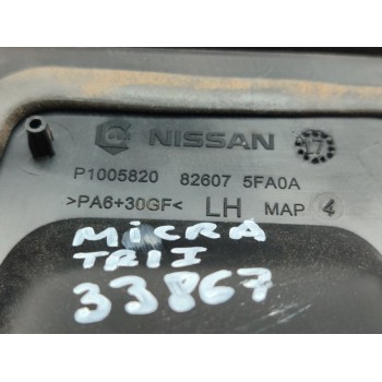 Recambio de maneta exterior trasera izquierda para nissan micra v (k14) acenta referencia OEM IAM 826075FA0A  