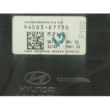 Recambio de cuadro instrumentos para hyundai tucson classic blue referencia OEM IAM 94003D7730  