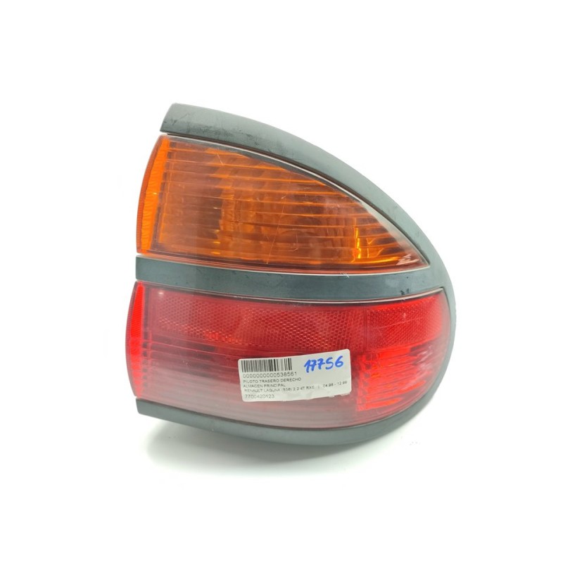 Recambio de piloto trasero derecho para renault laguna (b56) 2.2 dt rxe referencia OEM IAM 7700420123  