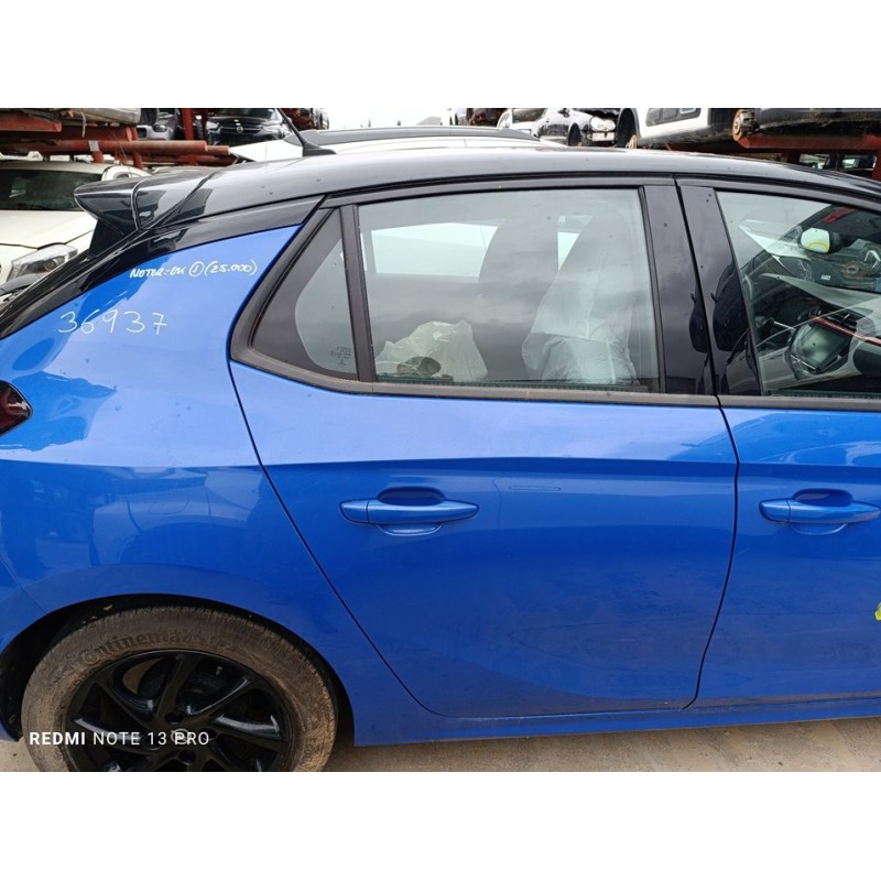 Recambio de puerta trasera derecha para opel corsa f gs line referencia OEM IAM 9837705980  