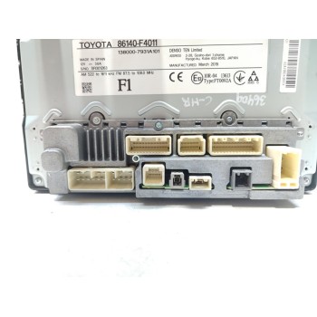 Recambio de pantalla multifuncion para toyota c-hr hybrid active referencia OEM IAM 86140F4011  