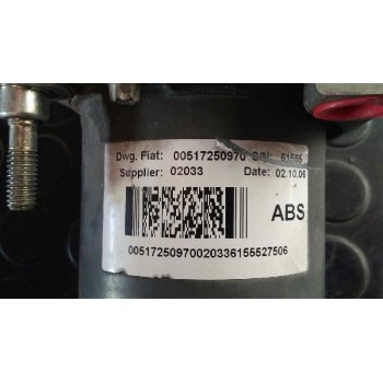 Recambio de abs para fiat ducato caja cerrada 33 (06.2006 =>) l1h1 120 multijet referencia OEM IAM 51725097  