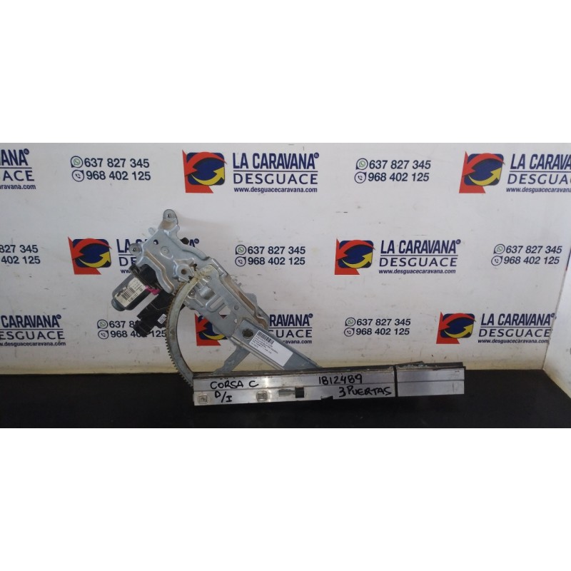 Recambio de elevalunas delantero izquierdo para opel corsa c referencia OEM IAM 13173073  