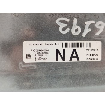 Recambio de centralita motor uce para dacia sandero essential referencia OEM IAM 237103629S  