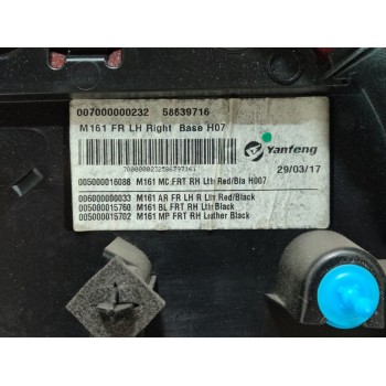 Recambio de juego asientos completo para maserati levante diesel referencia OEM IAM 670090770  