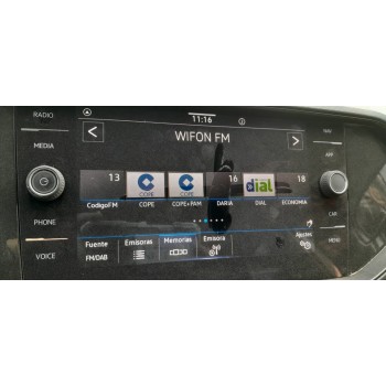 Recambio de pantalla multifuncion para volkswagen t-cross advance referencia OEM IAM 5G6919605B  