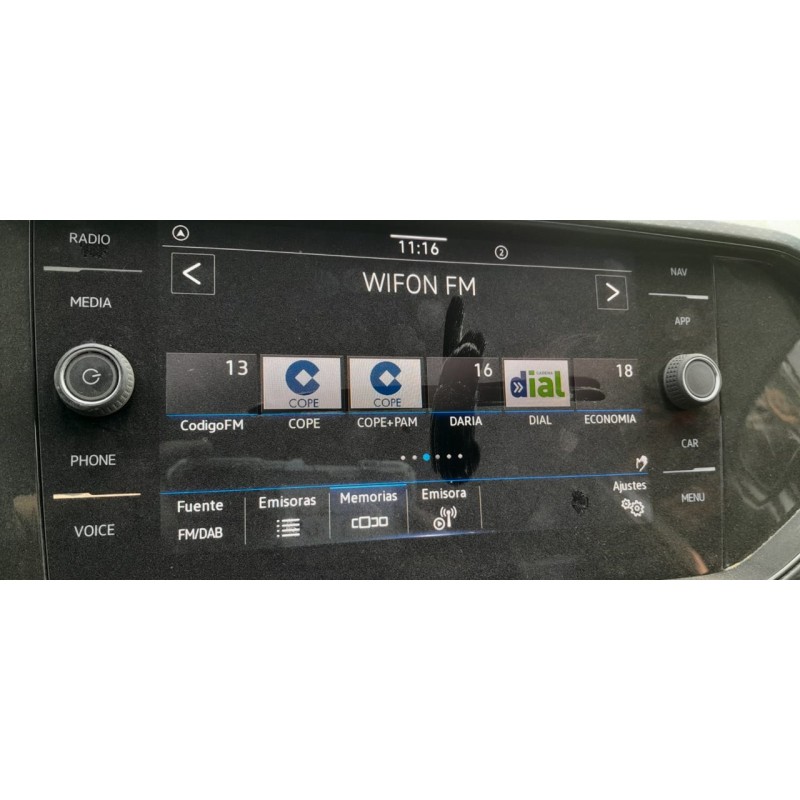 Recambio de pantalla multifuncion para volkswagen t-cross advance referencia OEM IAM 5G6919605B  